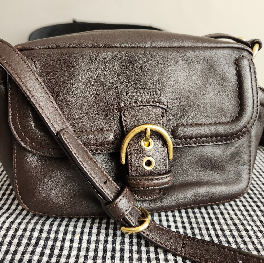 Coach camera crossbody bag